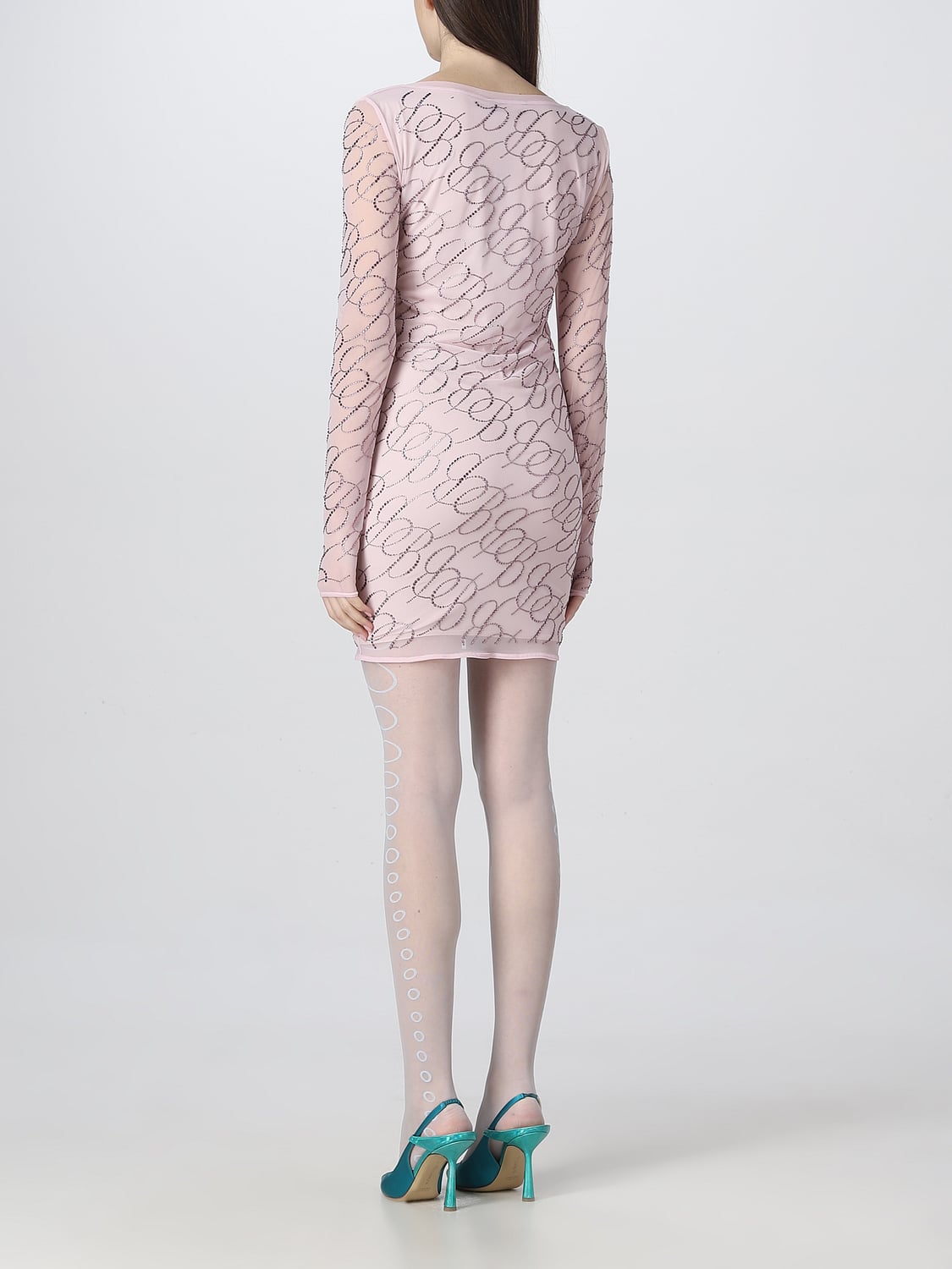 BLUMARINE ABITO: Abito Blumarine in tessuto stretch, Rosa - Img 2