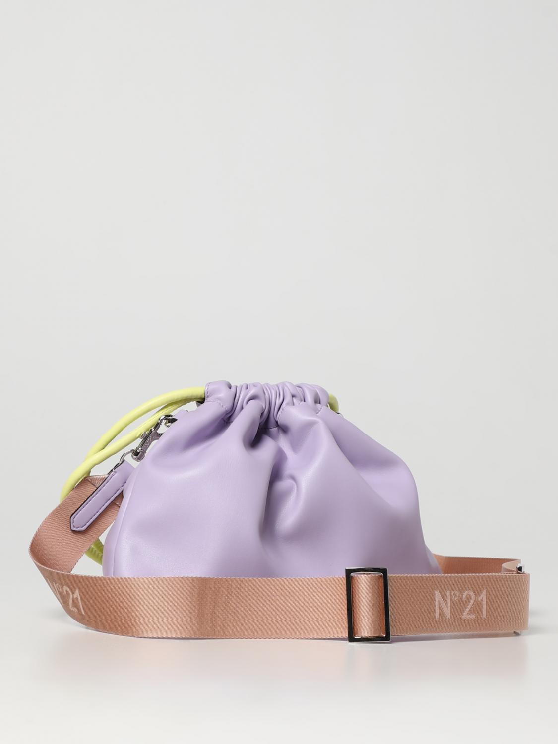 N° 21 CLUTCH: Bolso de hombro mujer N° 21, Lila - Img 2