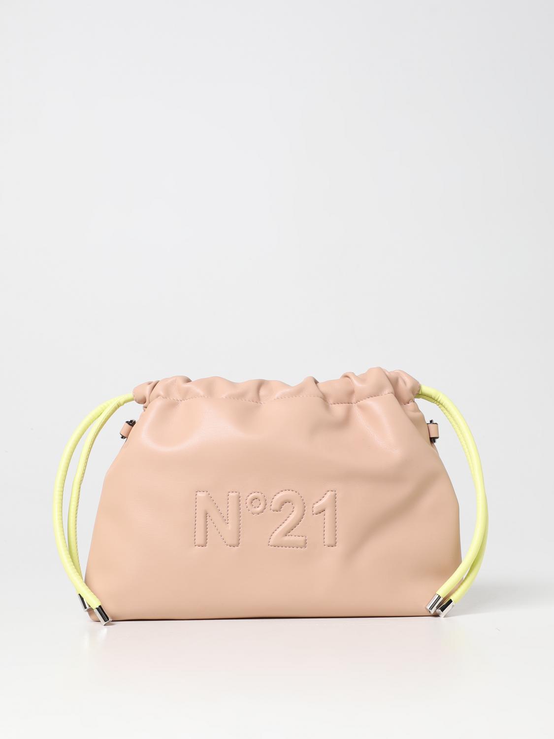 N° 21 CLUTCH: Clutch N°21 in pelle liscia, Nudo - Img 1