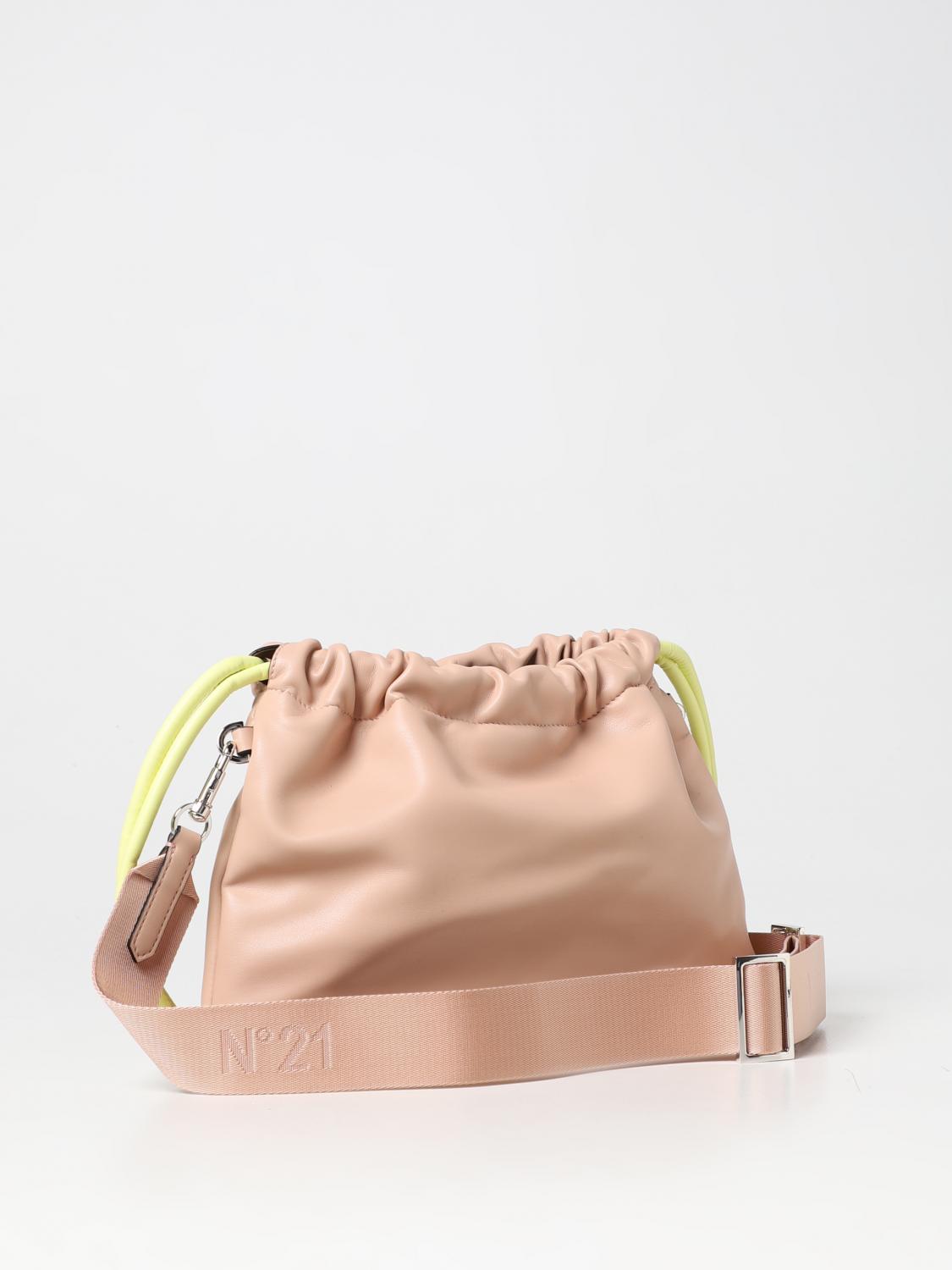 N° 21 CLUTCH: Clutch N°21 in pelle liscia, Nudo - Img 2