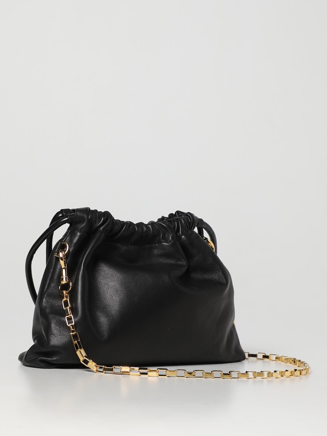 N° 21 BORSA A MANO: Clutch N°21 in pelle liscia, Nero - Img 2