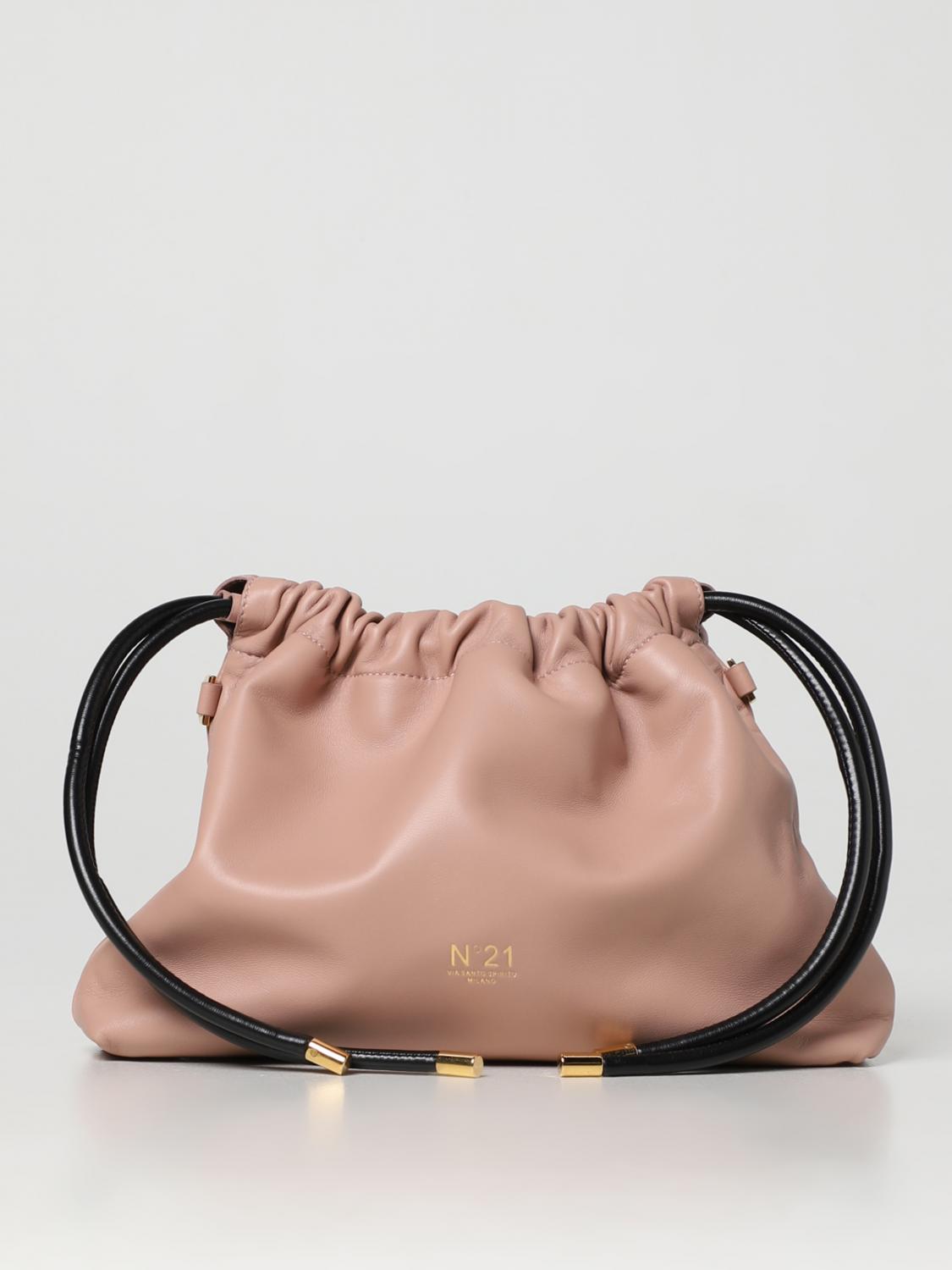 N° 21 BORSA A MANO: Clutch N°21 in pelle liscia, Nudo - Img 1