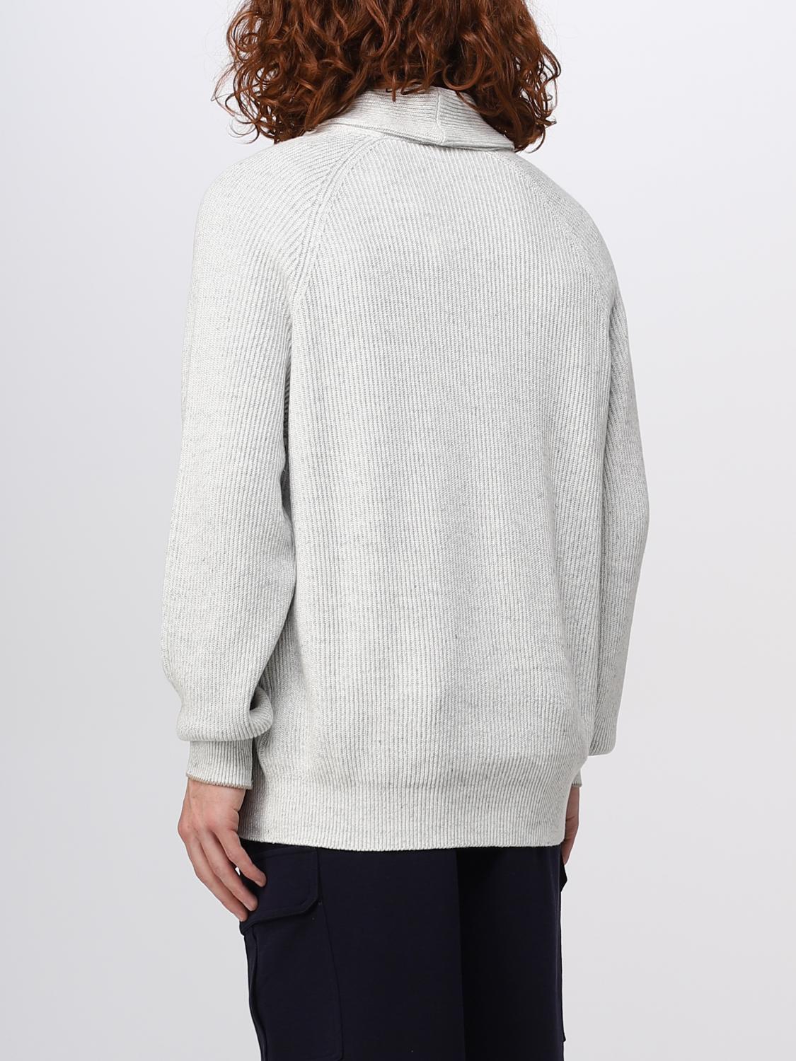 BRUNELLO CUCINELLI CARDIGAN: Pull homme Brunello Cucinelli, Blanc - Img 3