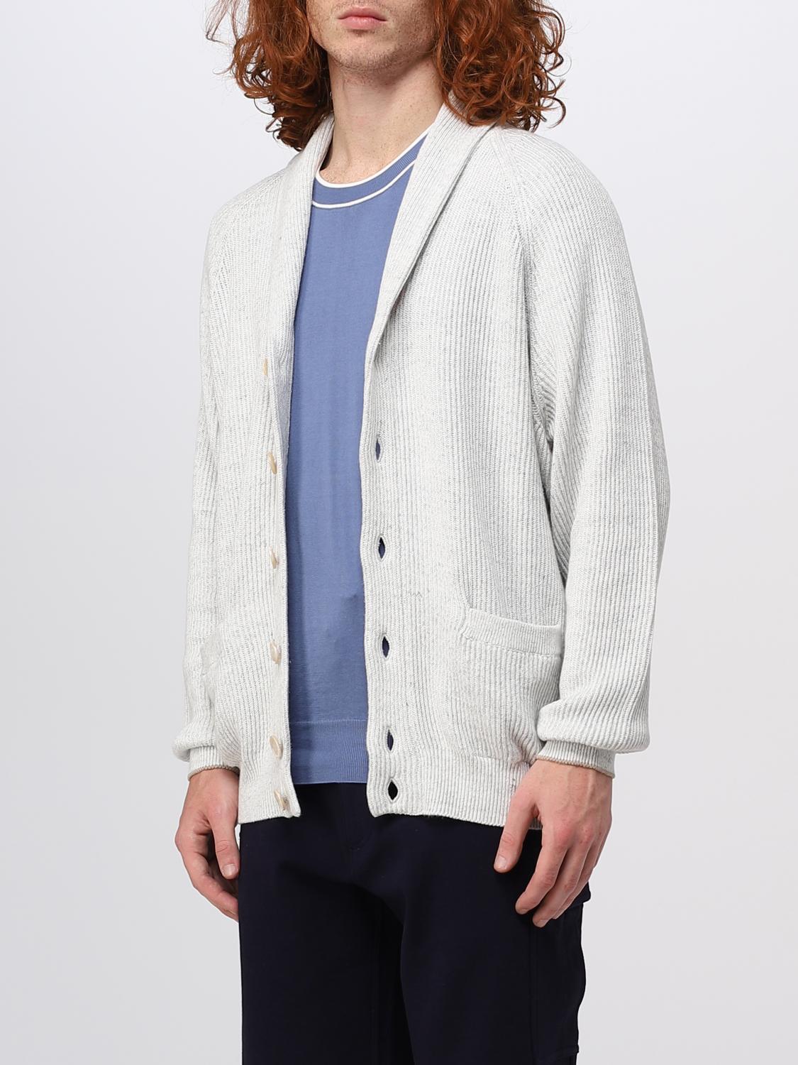 BRUNELLO CUCINELLI CARDIGAN: Pull homme Brunello Cucinelli, Blanc - Img 4