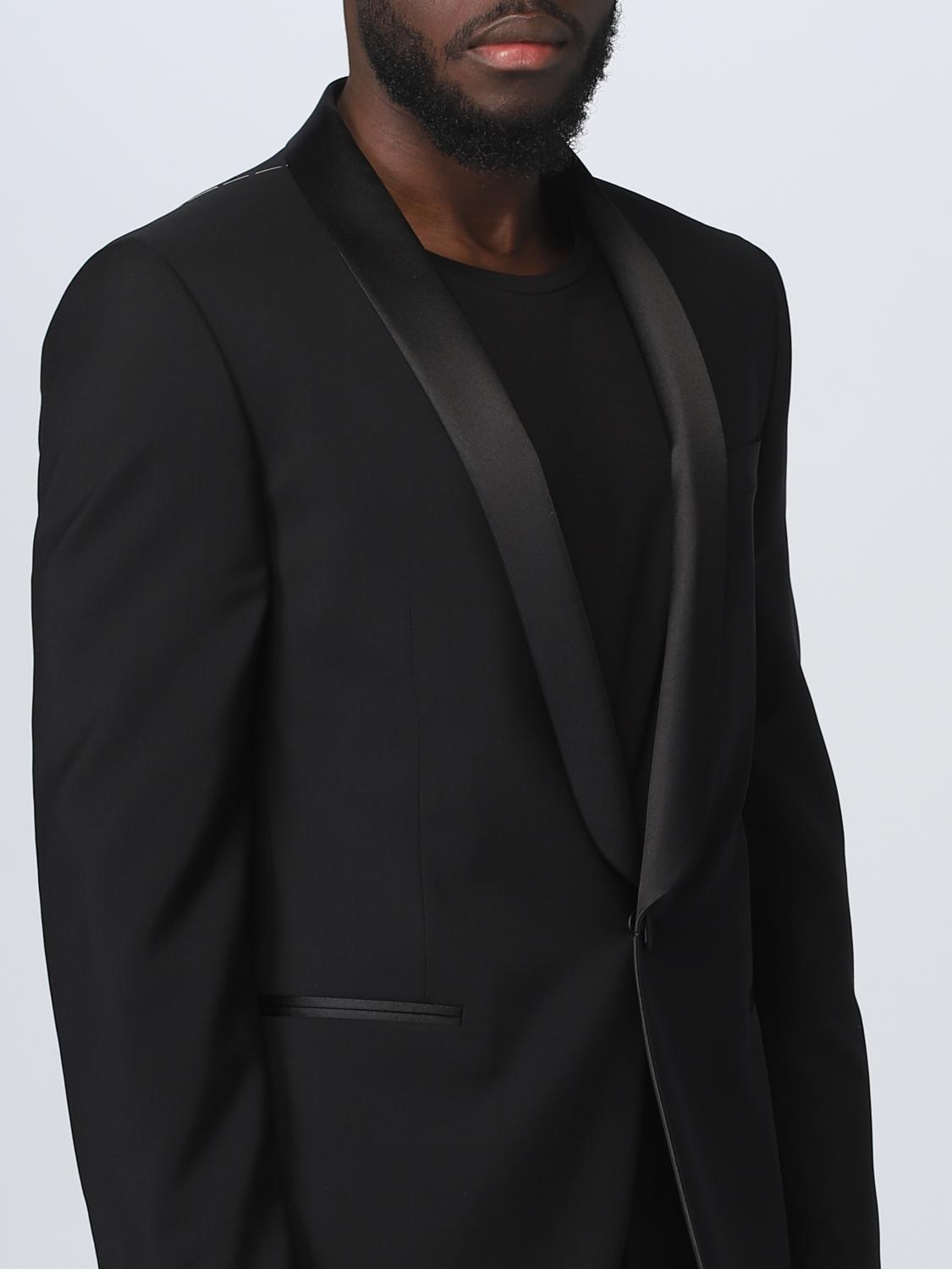 CORNELIANI 수트: 수트 남성 Corneliani, 블랙 - Img 5