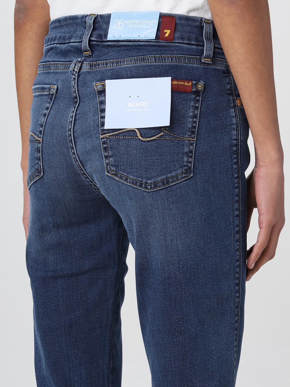 7 FOR ALL MANKIND VAQUEROS: Vaquero mujer 7 For All Mankind, Azul Oscuro - Img 3