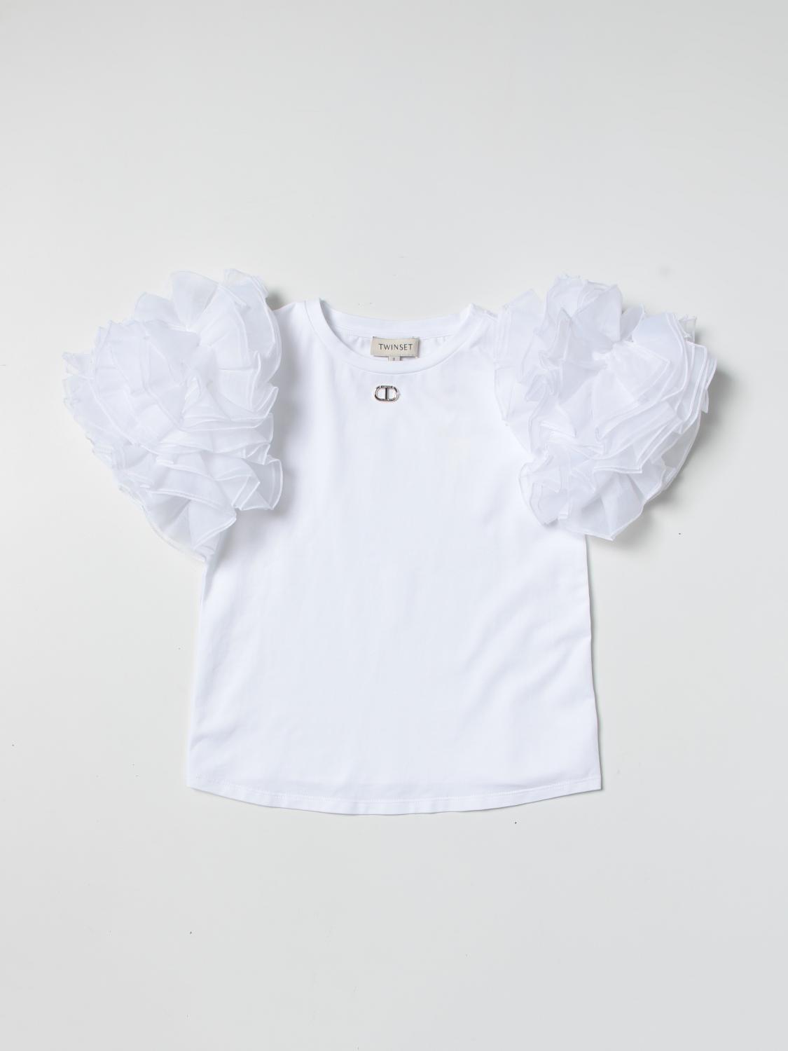 TWINSET CAMISETA: Camisetas niños Twinset, Blanco - Img 1