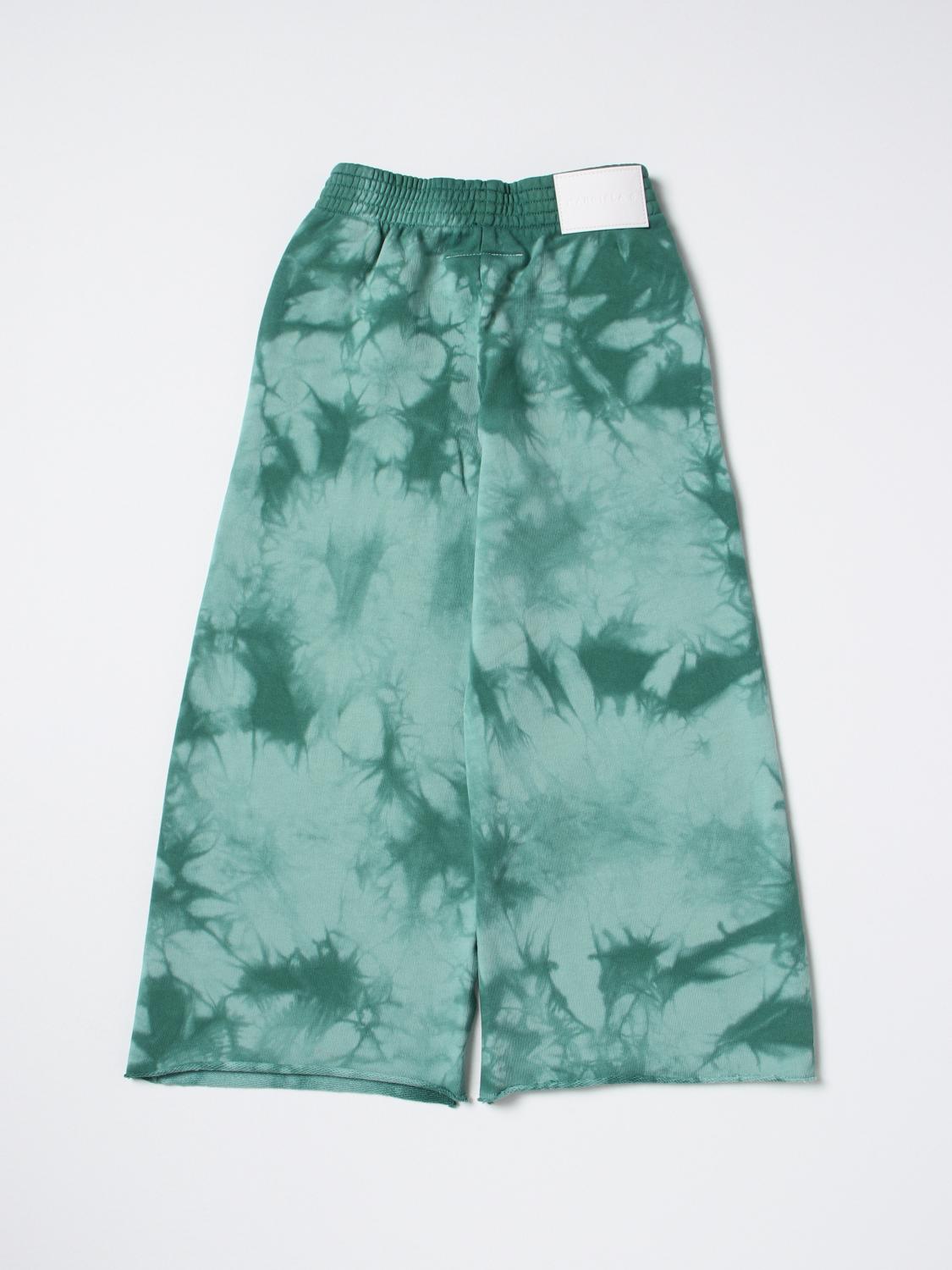 MM6 MAISON MARGIELA PANTALON: Pantalon enfant Mm6 Maison Margiela, Vert - Img 2