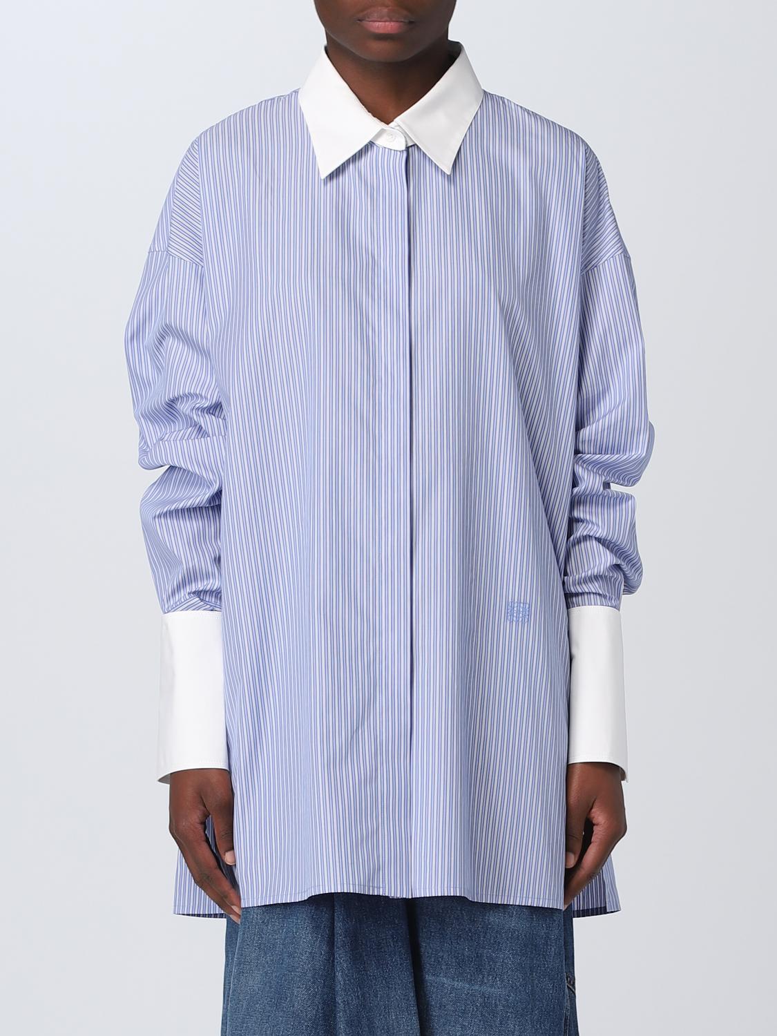 LOEWE SHIRT: Shirt woman Loewe, Blue - Img 1
