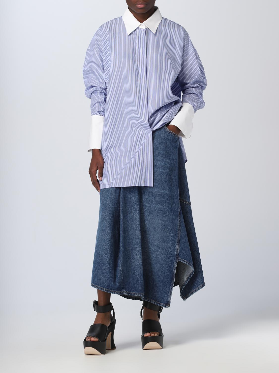 LOEWE SHIRT: Shirt woman Loewe, Blue - Img 2