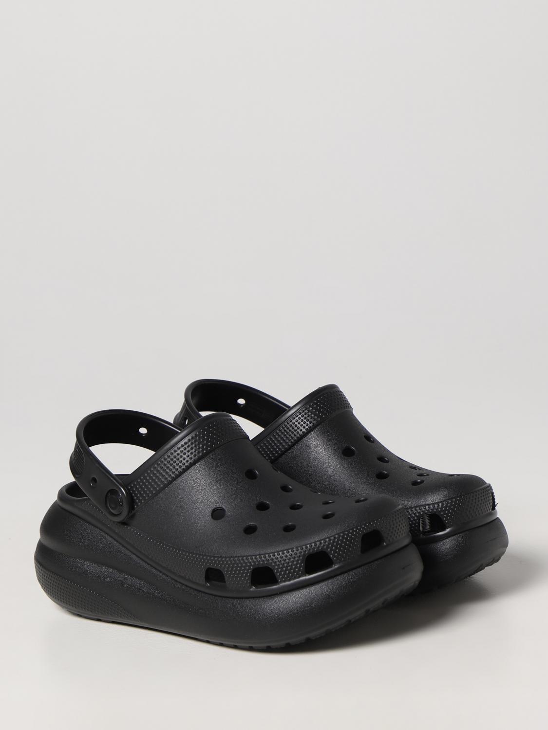 CROCS FLACHE SANDALEN: Flache sandalen damen Crocs, Schwarz - Img 2