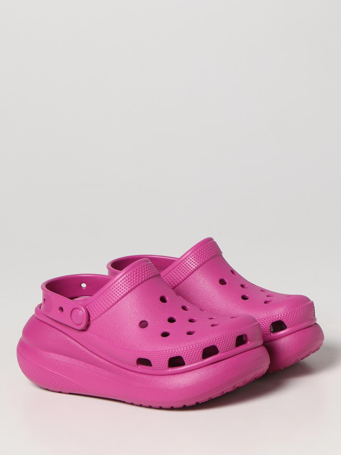 CROCS FLACHE SANDALEN: Flache sandalen damen Crocs, Fuchsia - Img 2