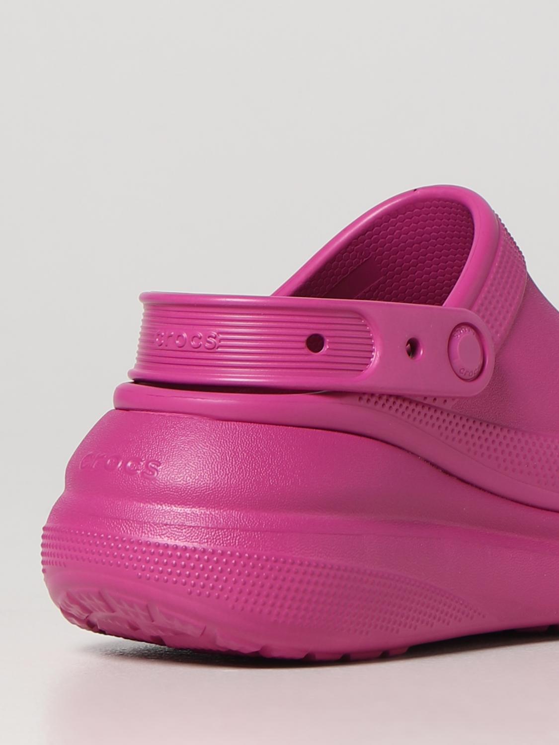 CROCS FLACHE SANDALEN: Flache sandalen damen Crocs, Fuchsia - Img 3