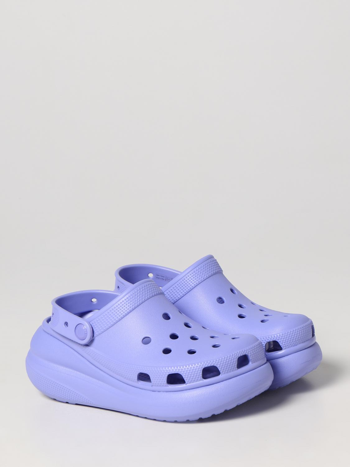 CROCS FLAT SANDAL: Flat sandals woman Crocs, Violet - Img 2
