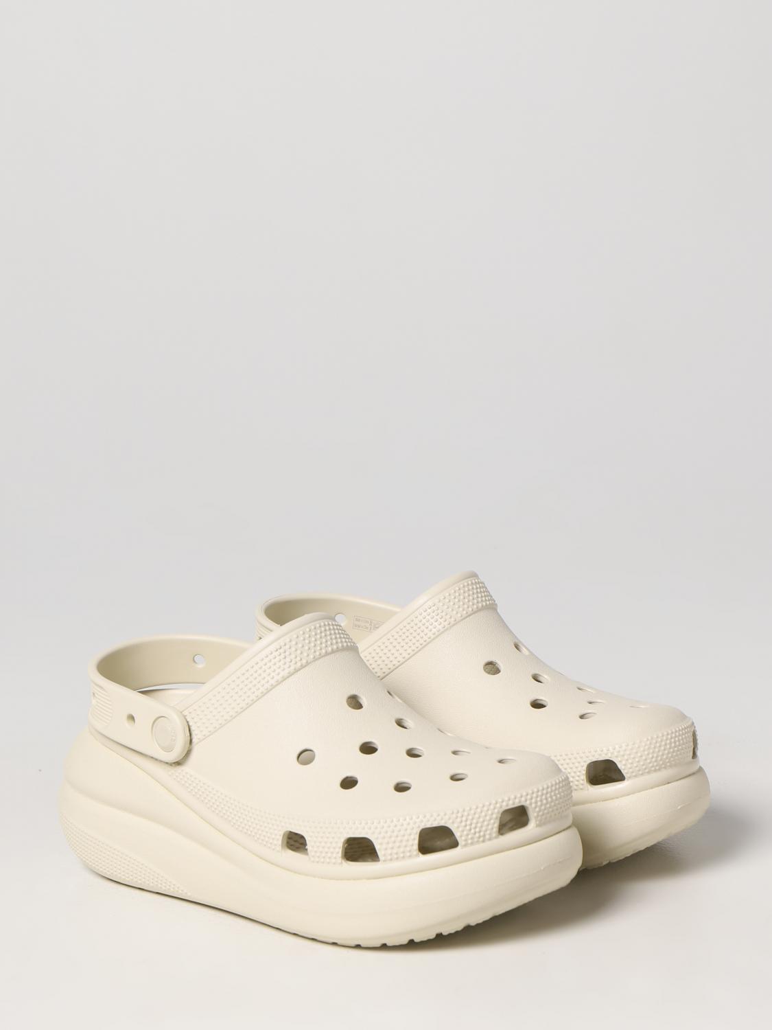 CROCS FLACHE SANDALEN: Flache sandalen damen Crocs, Beige - Img 2