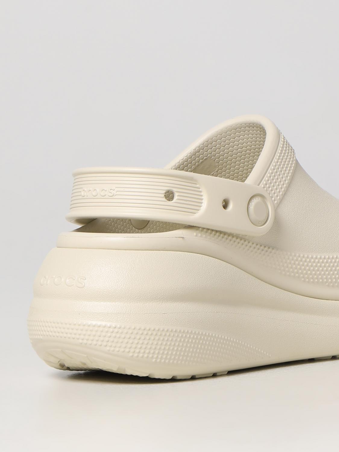 CROCS FLACHE SANDALEN: Flache sandalen damen Crocs, Beige - Img 3
