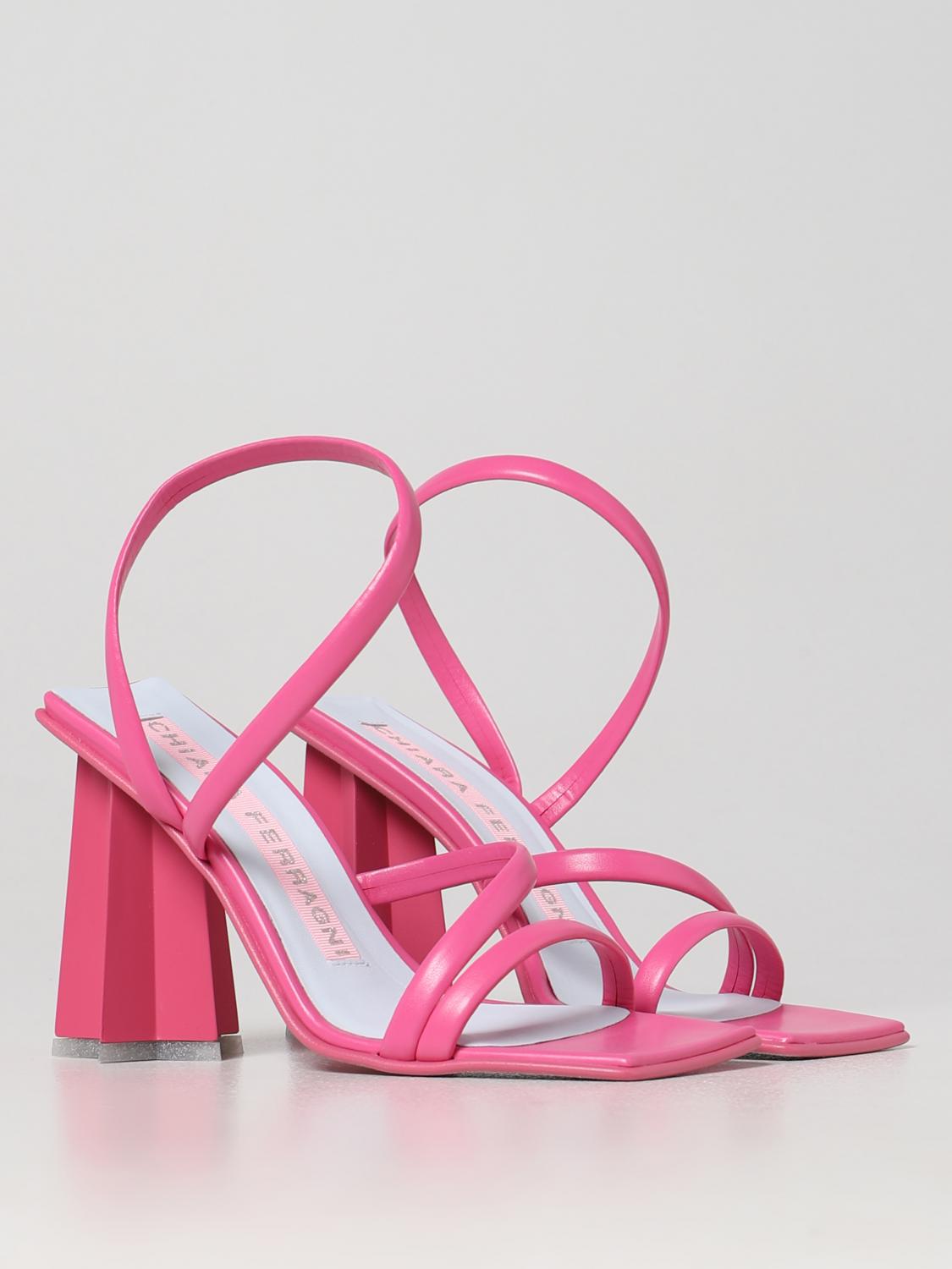 CHIARA FERRAGNI SANDALEN MIT ABSATZ: Flache sandalen damen Chiara Ferragni, Fuchsia - Img 2