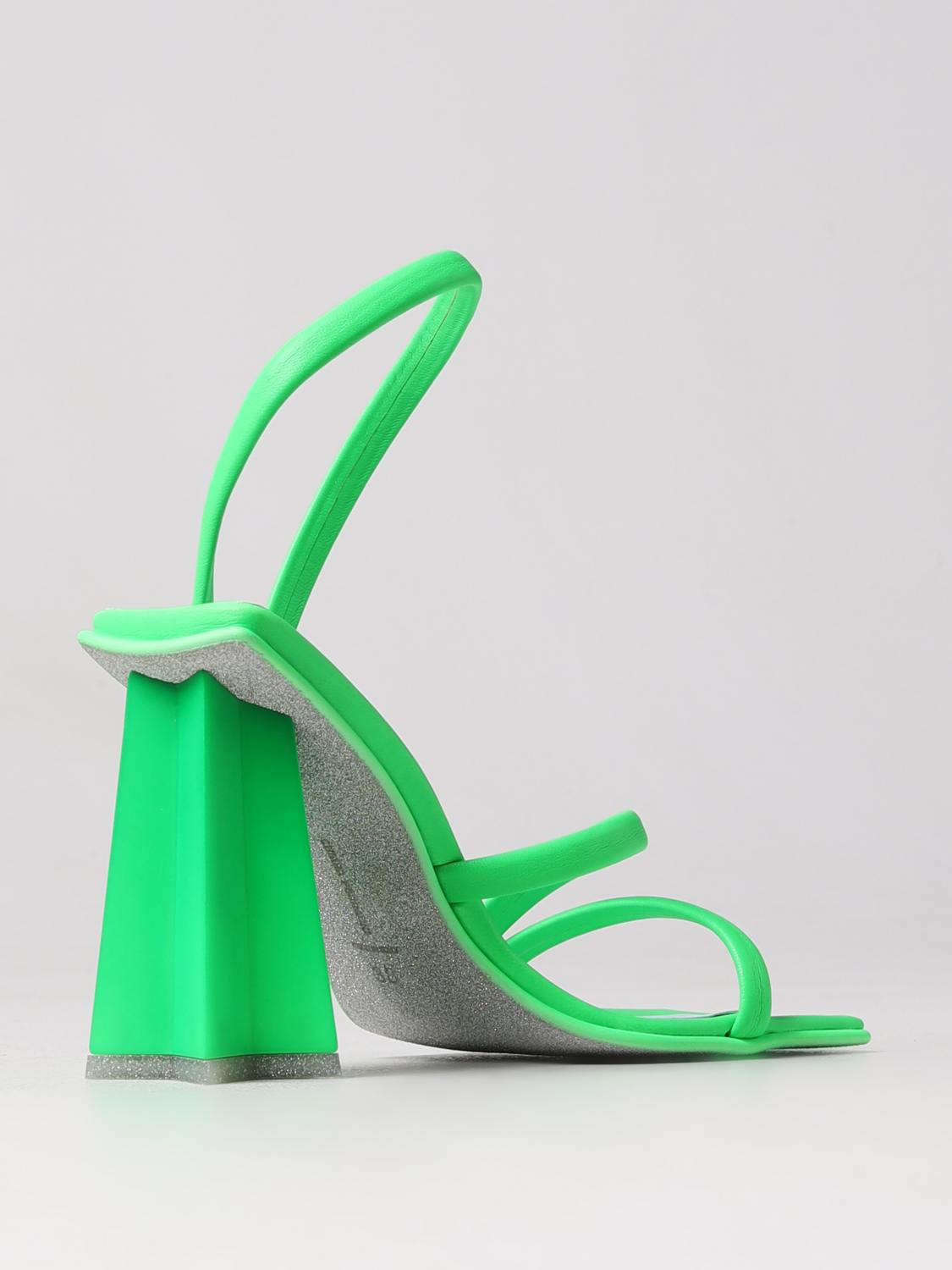 CHIARA FERRAGNI SANDALEN MIT ABSATZ: Flache sandalen damen Chiara Ferragni, Grün - Img 3