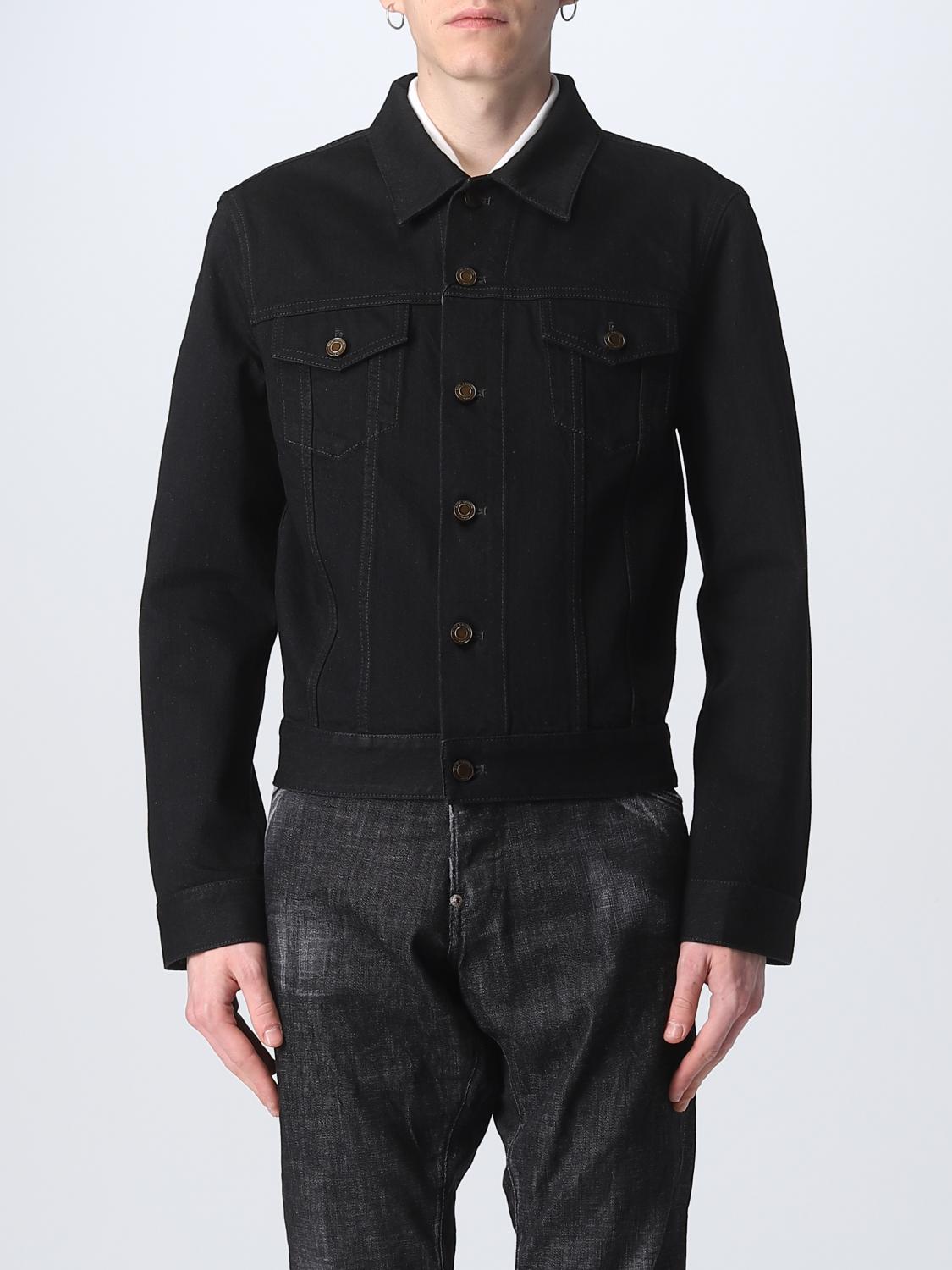 SAINT LAURENT JACKET: Saint Laurent denim jacket, Black - Img 1