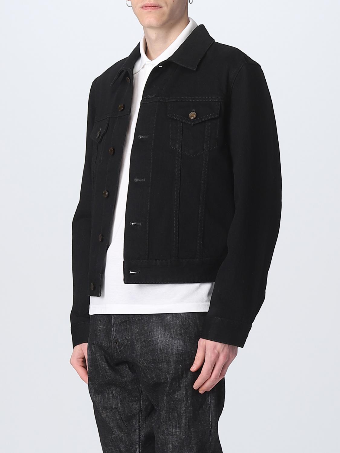 SAINT LAURENT JACKET: Saint Laurent denim jacket, Black - Img 4