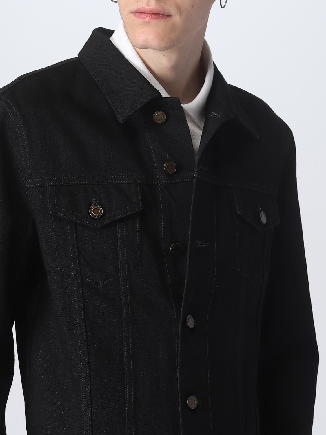 SAINT LAURENT JACKET: Saint Laurent denim jacket, Black - Img 5