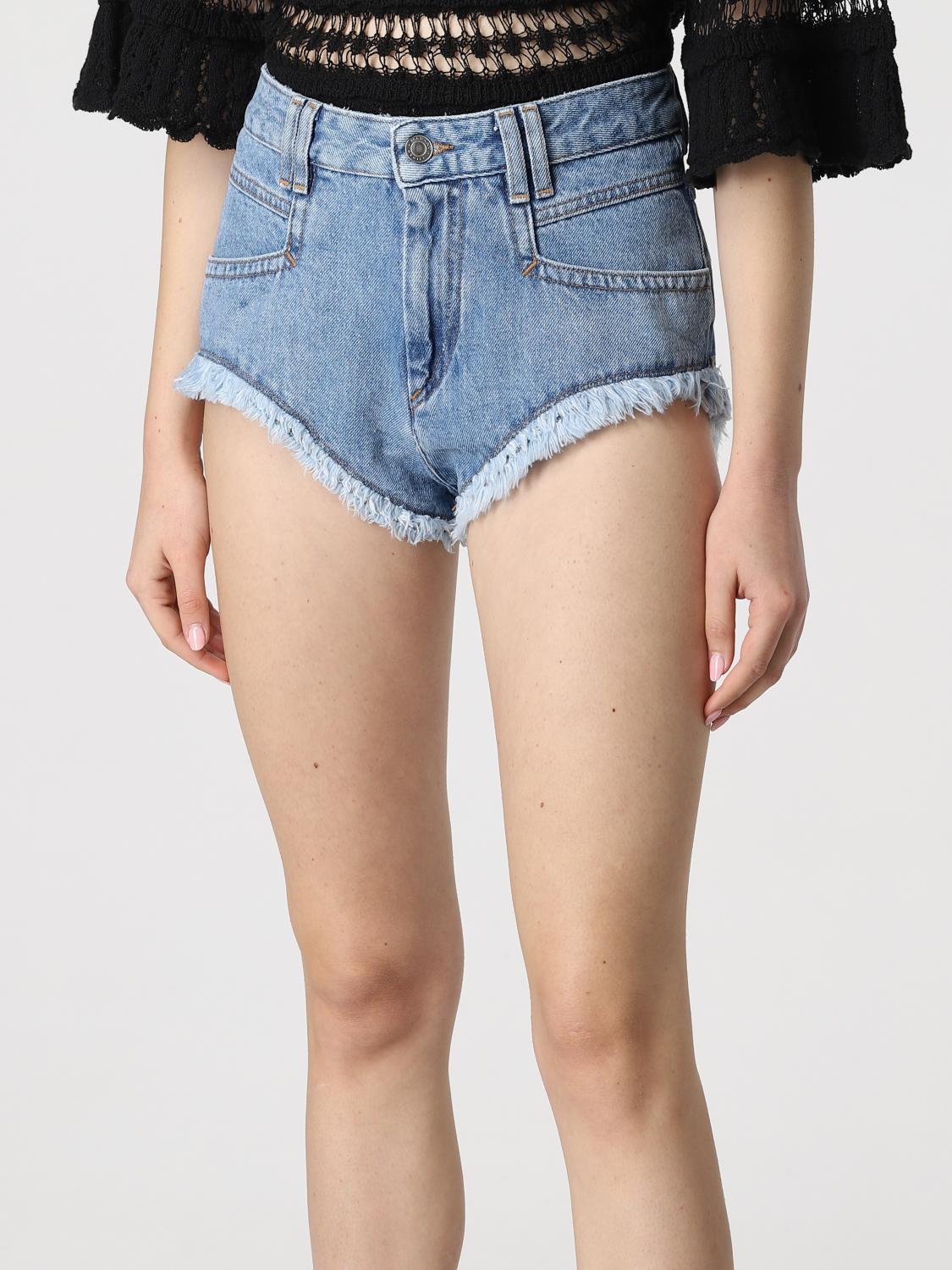 ISABEL MARANT ETOILE SHORTS: Shorts damen Isabel Marant Etoile, Blau - Img 4