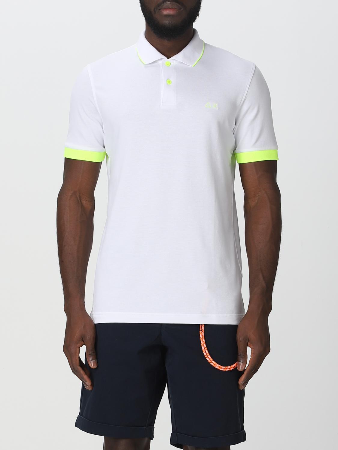 SUN68 POLO SHIRT: Polo shirt men Sun 68, White - Img 1