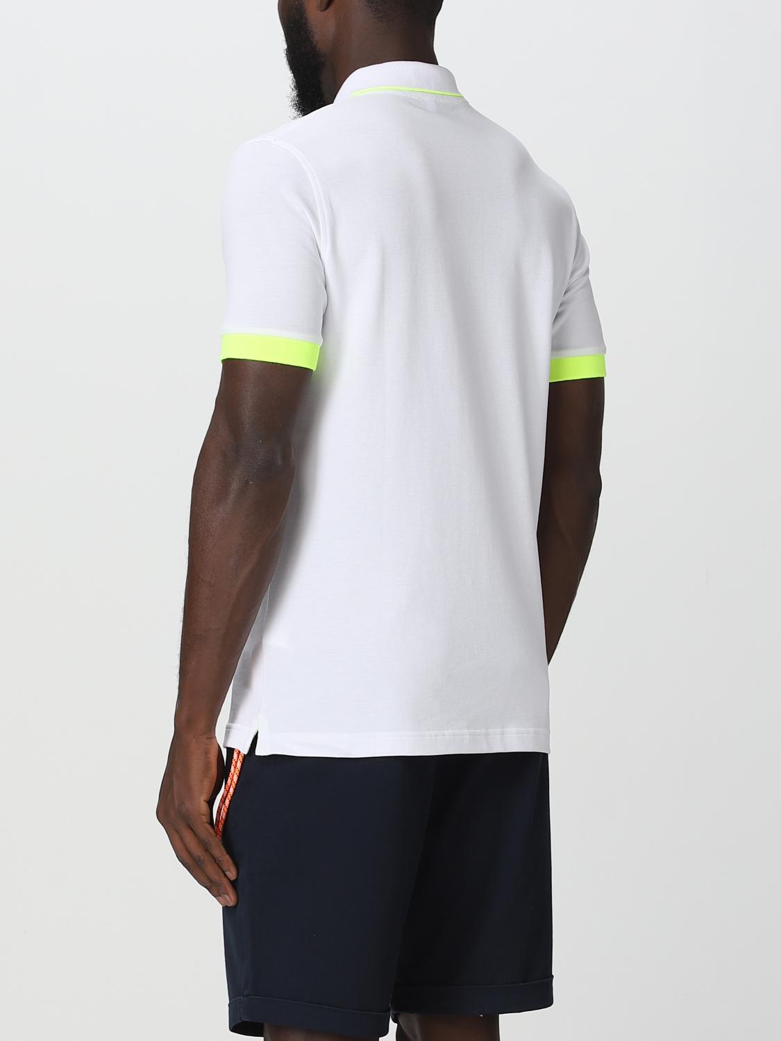 SUN68 POLO SHIRT: Polo shirt men Sun 68, White - Img 2