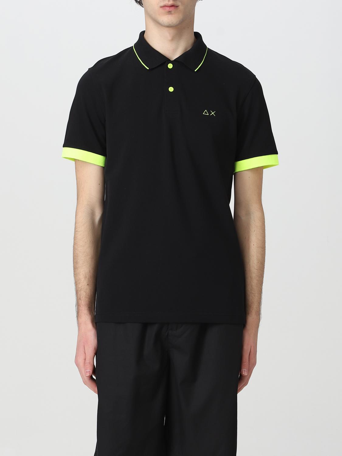 SUN68 POLO: Polo Sun 68 in misto cotone, Nero - Img 1