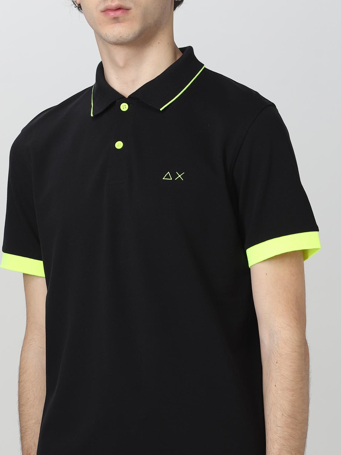SUN68 POLO: Polo Sun 68 in misto cotone, Nero - Img 3