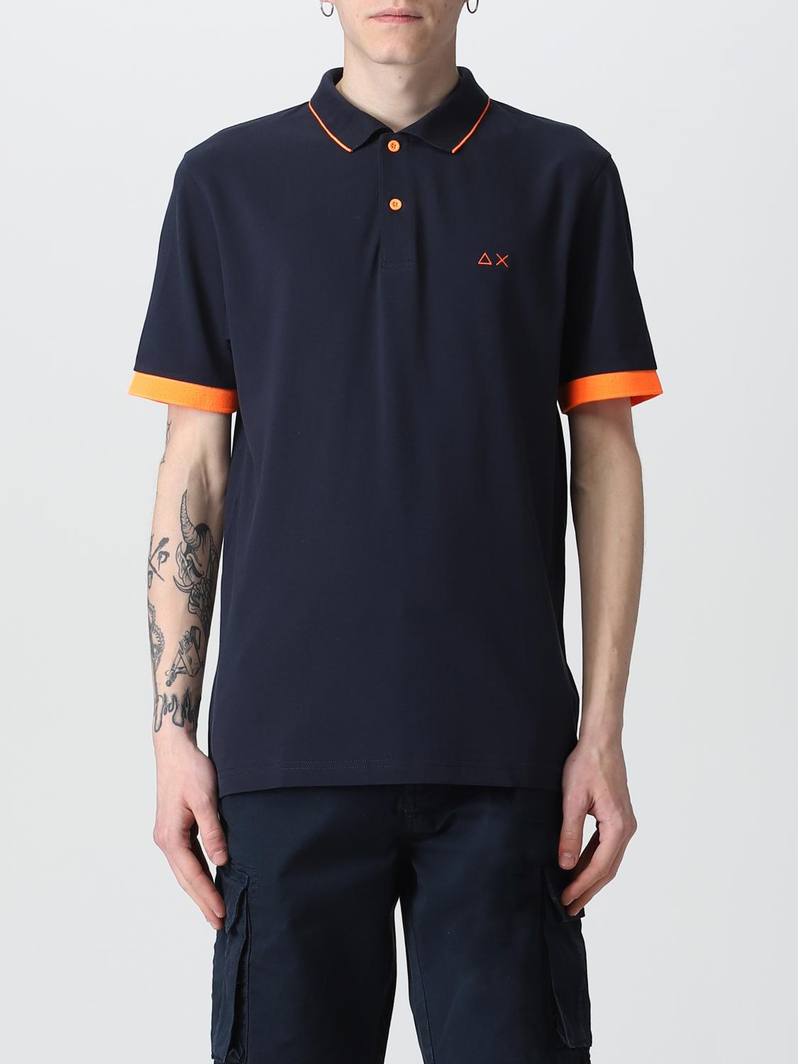 SUN68 POLO: Polo hombre Sun 68, Azul Oscuro - Img 1