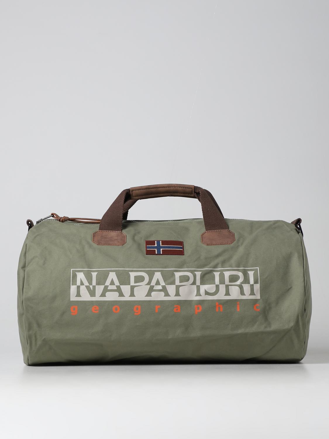 NAPAPIJRI VALIGIA: Borsone Napapijri in cotone, Verde - Img 1