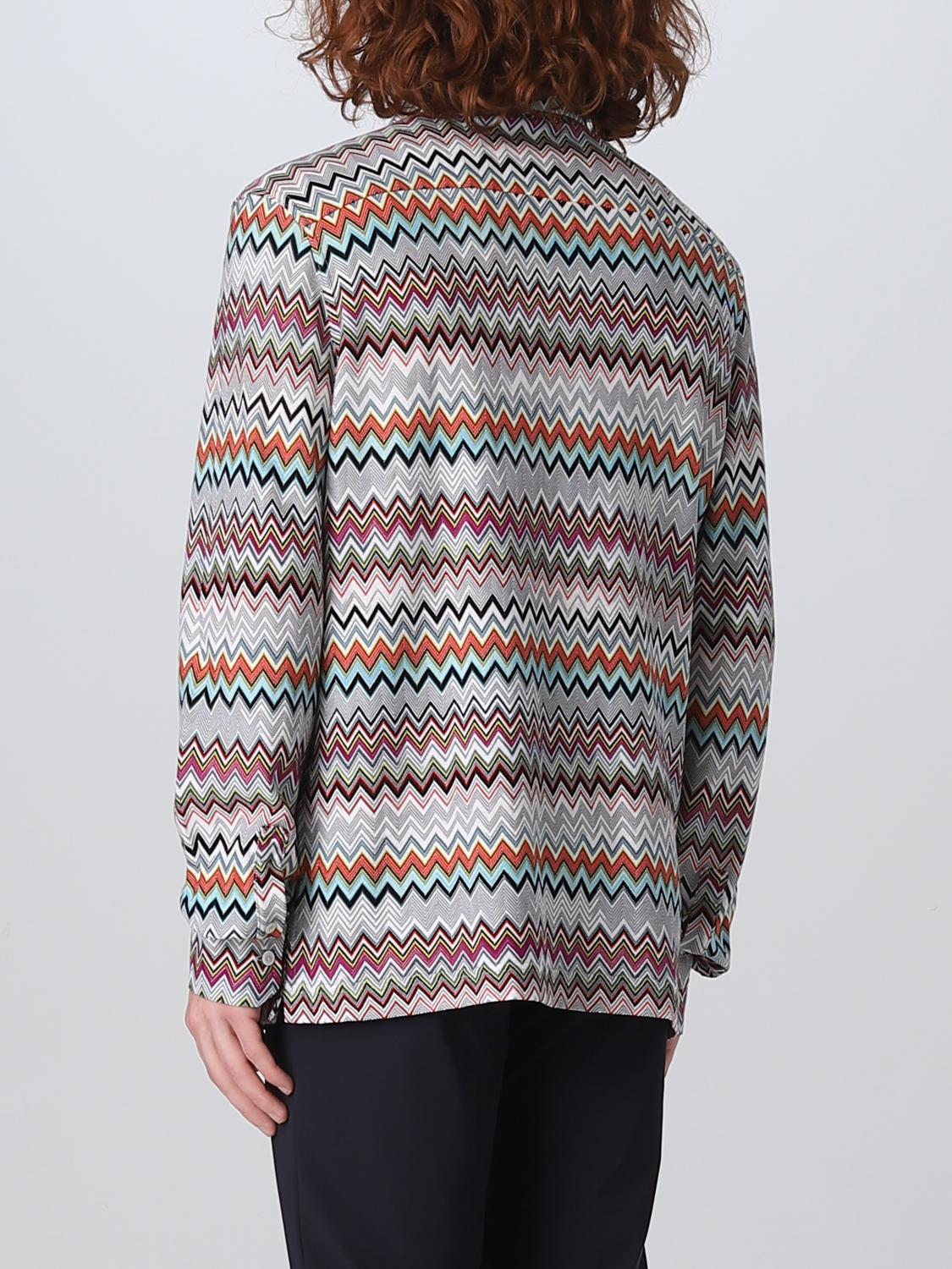 MISSONI CAMICIA: Camicia Missoni in misto cotone, Rosso - Img 3
