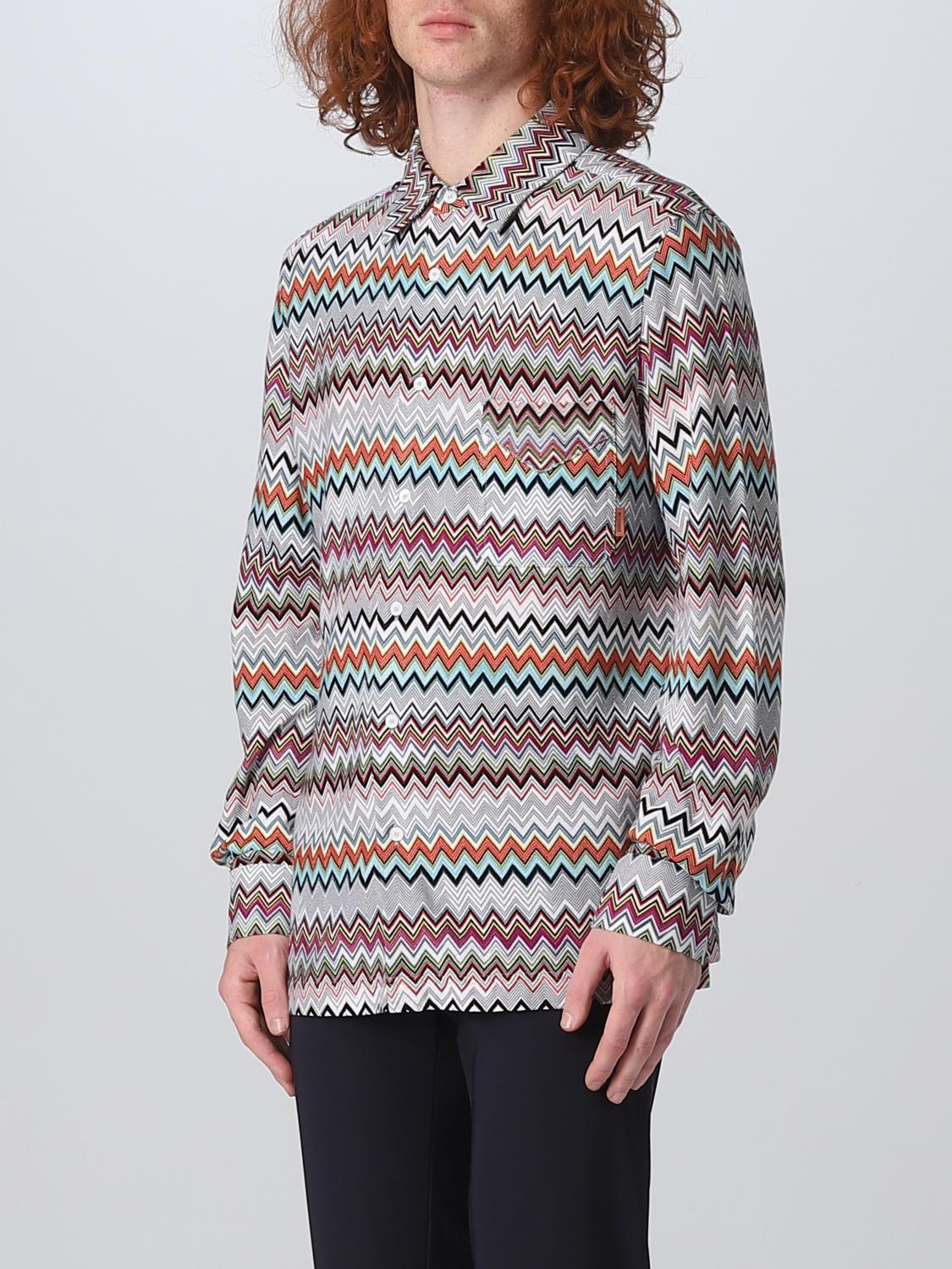 MISSONI CAMICIA: Camicia Missoni in misto cotone, Rosso - Img 4