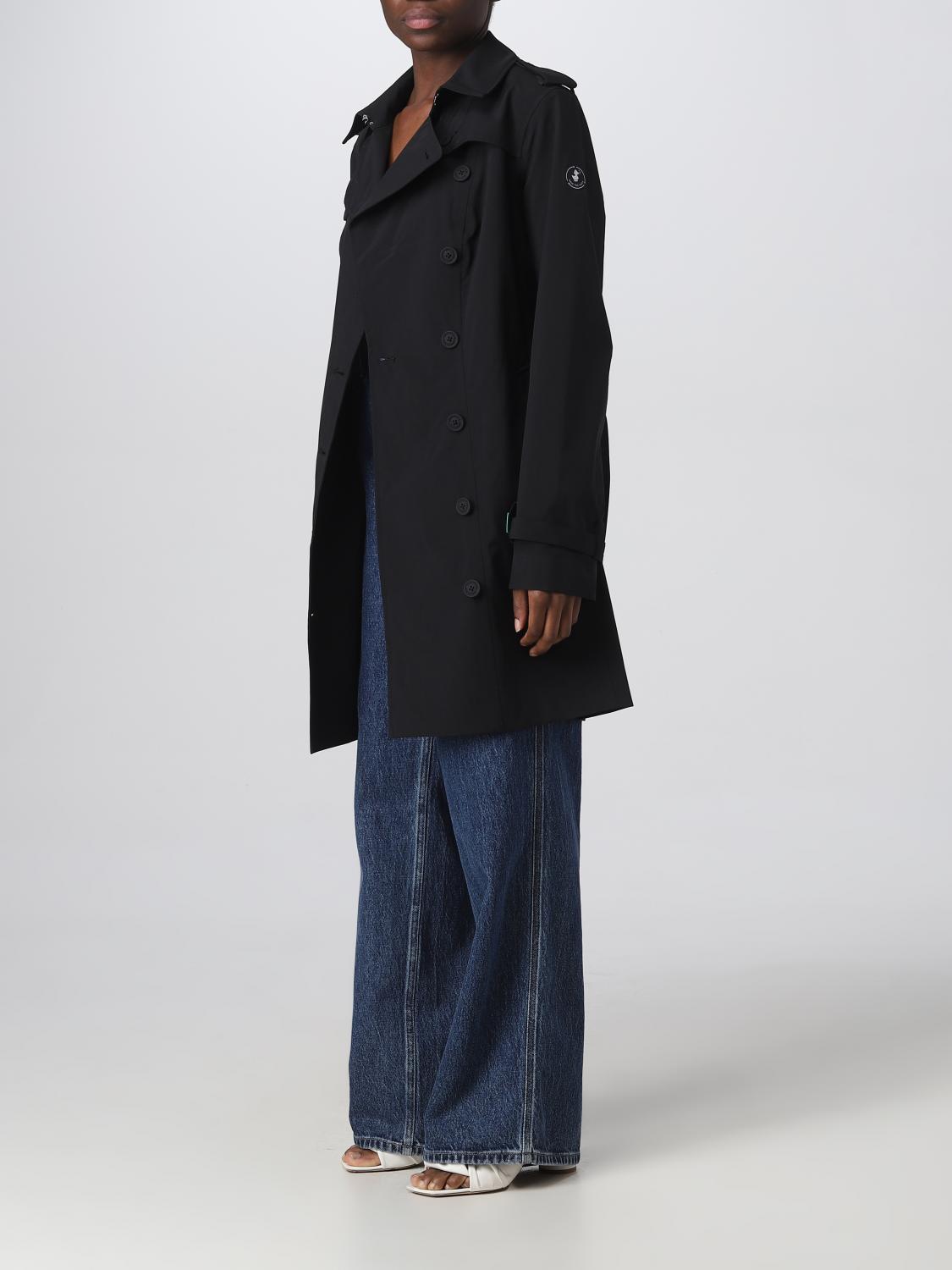 SAVE THE DUCK TRENCH: Cappotto donna Save The Duck, Nero - Img 3