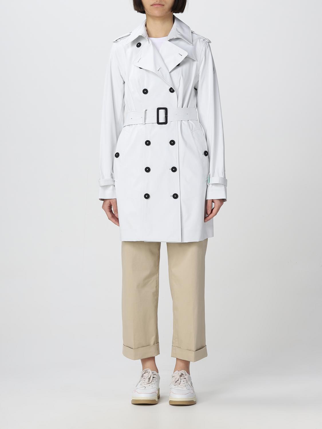 SAVE THE DUCK GABARDINA: Abrigo mujer Save The Duck, Azul Oscuro - Img 1