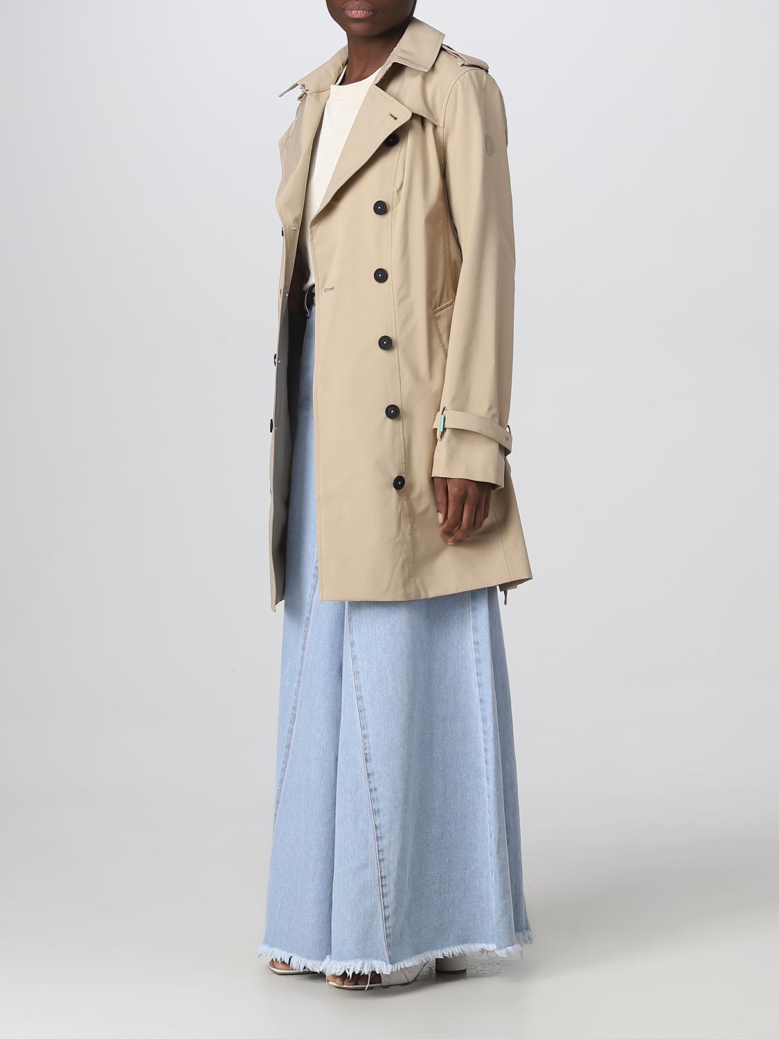 SAVE THE DUCK GABARDINA: Abrigo mujer Save The Duck, Beige - Img 3