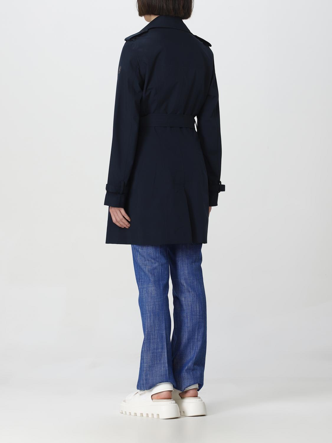 SAVE THE DUCK GABARDINA: Abrigo mujer Save The Duck, Azul Oscuro 1 - Img 2