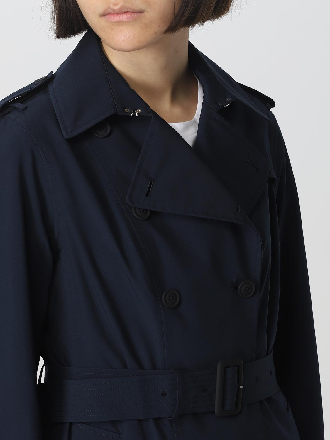 SAVE THE DUCK GABARDINA: Abrigo mujer Save The Duck, Azul Oscuro 1 - Img 4