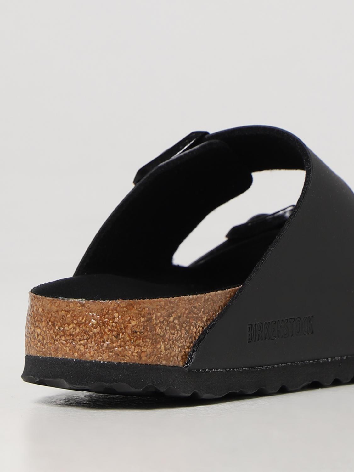 BIRKENSTOCK FLAT SANDAL: Flat sandals woman Birkenstock, Black - Img 3
