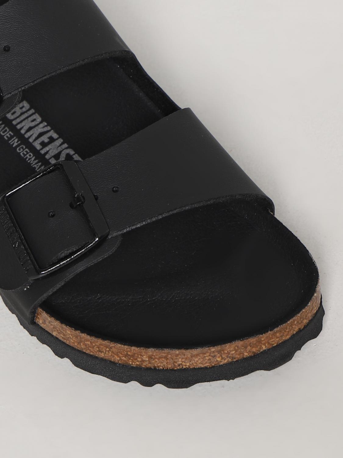 BIRKENSTOCK FLAT SANDAL: Flat sandals woman Birkenstock, Black - Img 4
