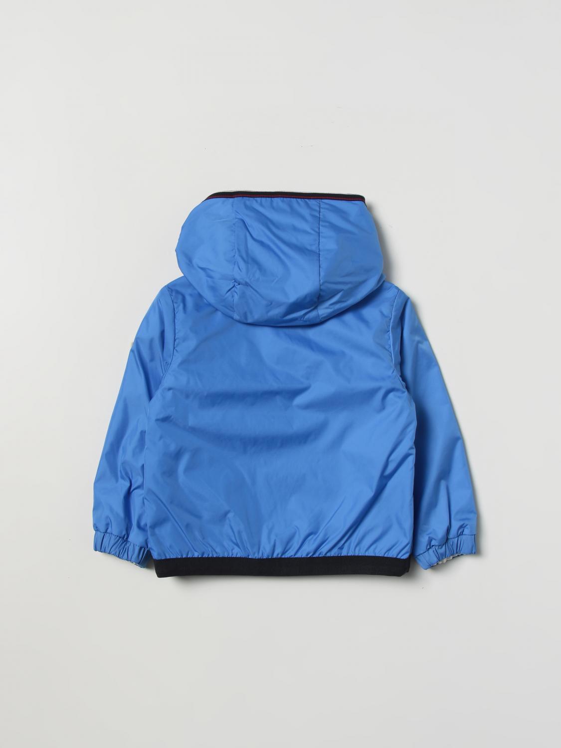 MONCLER JACKET: Jacket kids Moncler, Royal Blue - Img 2