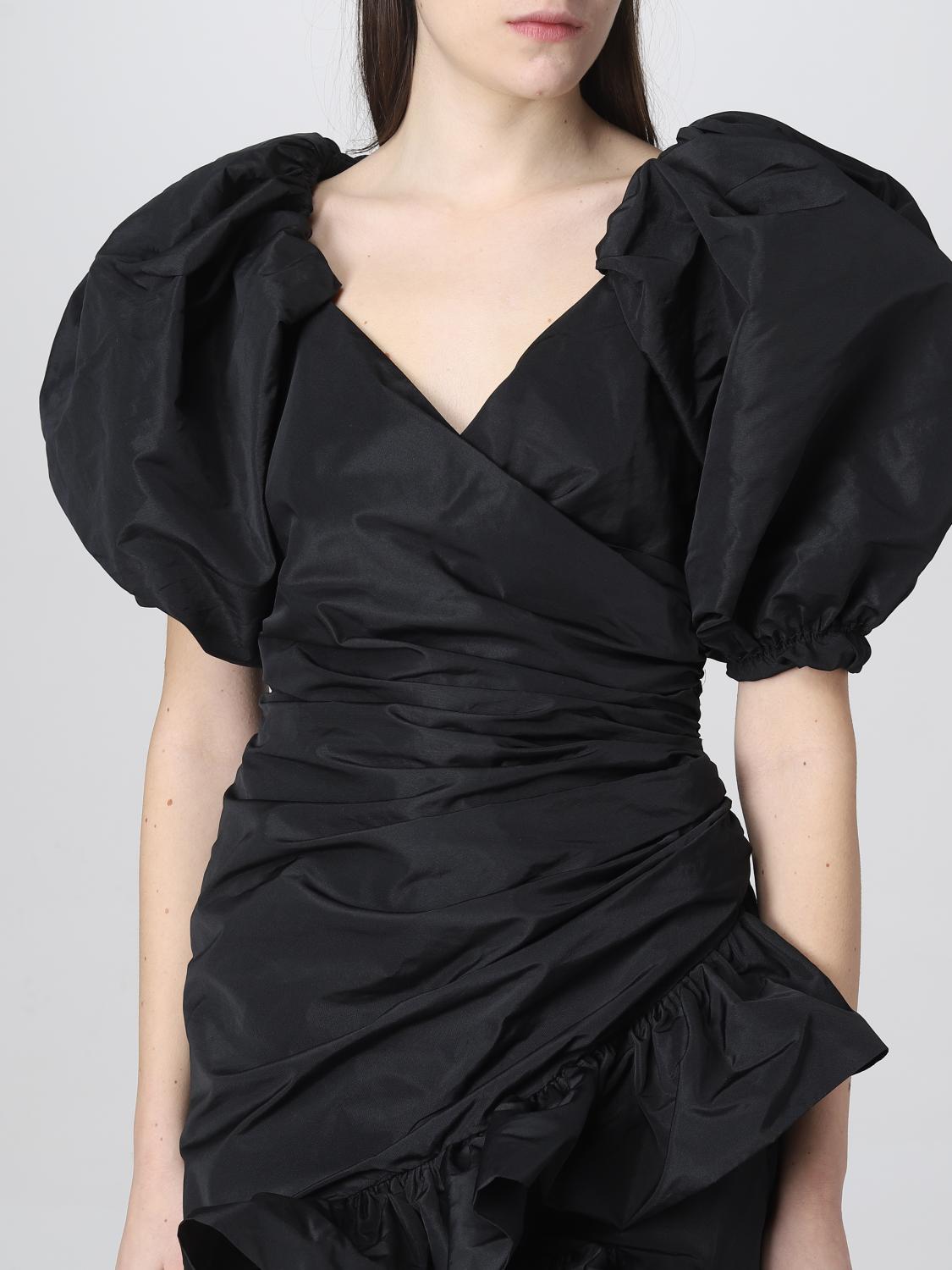 MSGM ABITO: Abito MSGM in taffetà, Nero - Img 3