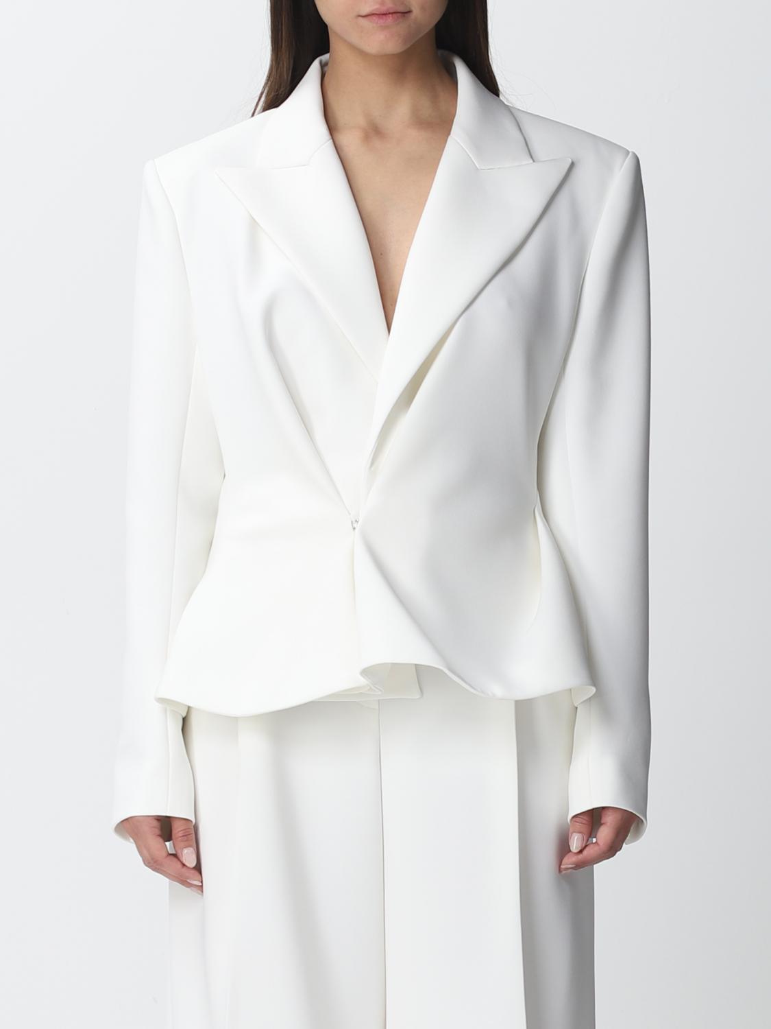 ALEXANDRE VAUTHIER AMERICANA: Americana mujer Alexandre Vauthier, Blanco - Img 1