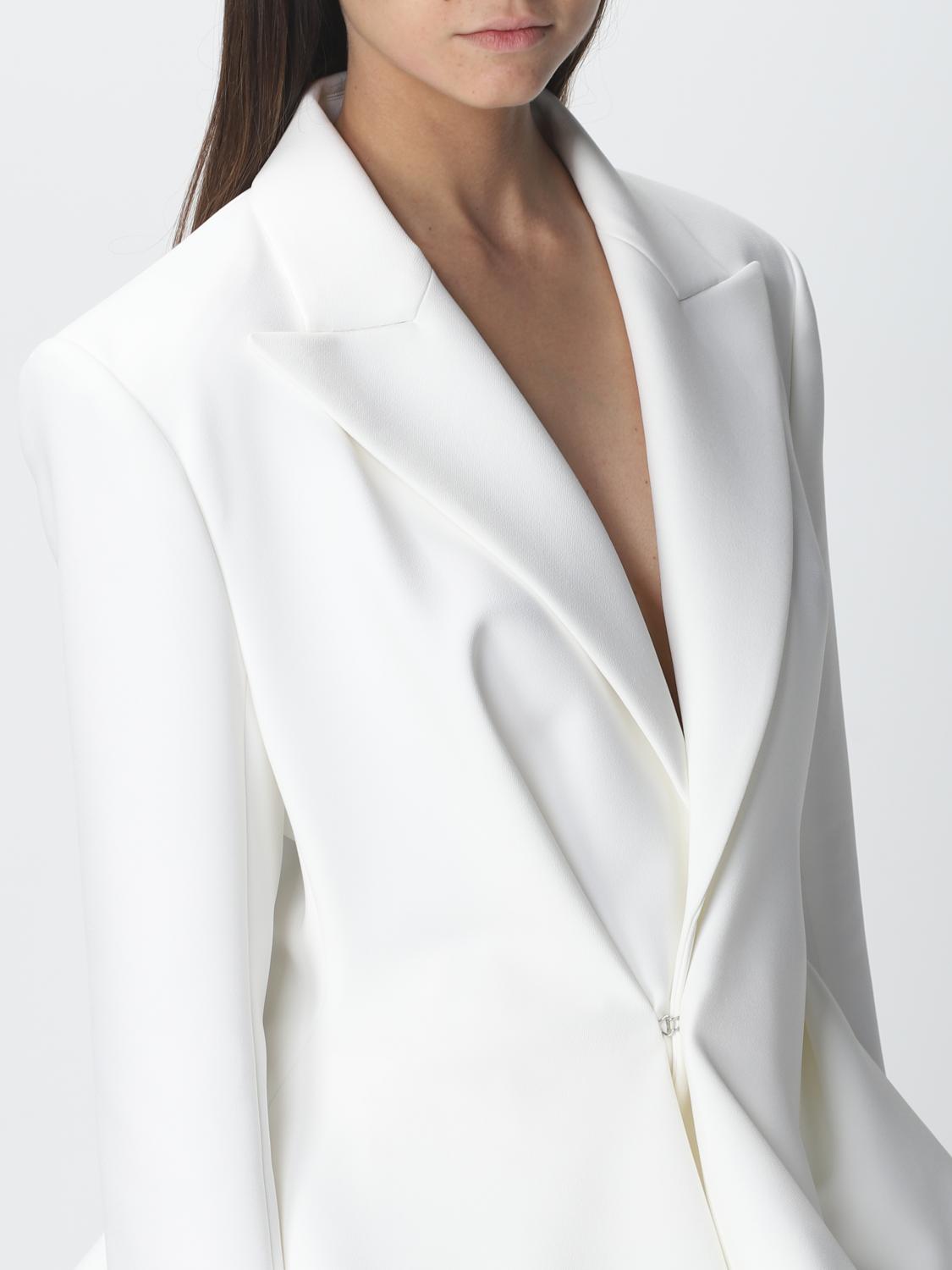 ALEXANDRE VAUTHIER AMERICANA: Americana mujer Alexandre Vauthier, Blanco - Img 5