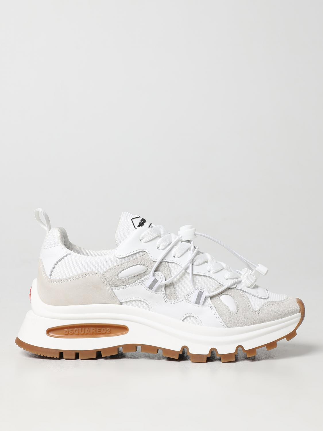 DSQUARED2: Sneakers damen Weiß Dsquared2 Sneakers