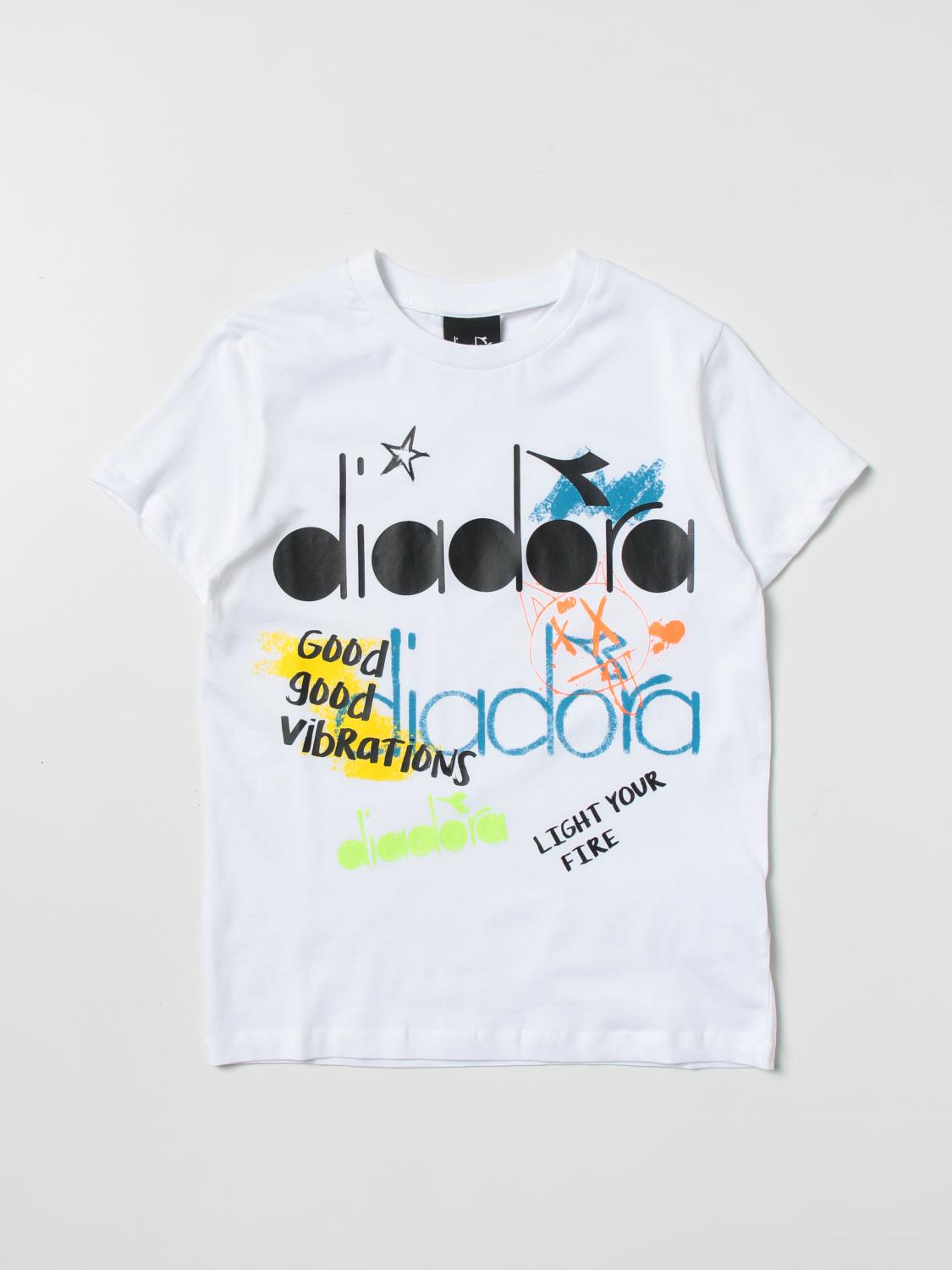 DIADORA CAMISETA: Camiseta niños Diadora, Blanco - Img 1