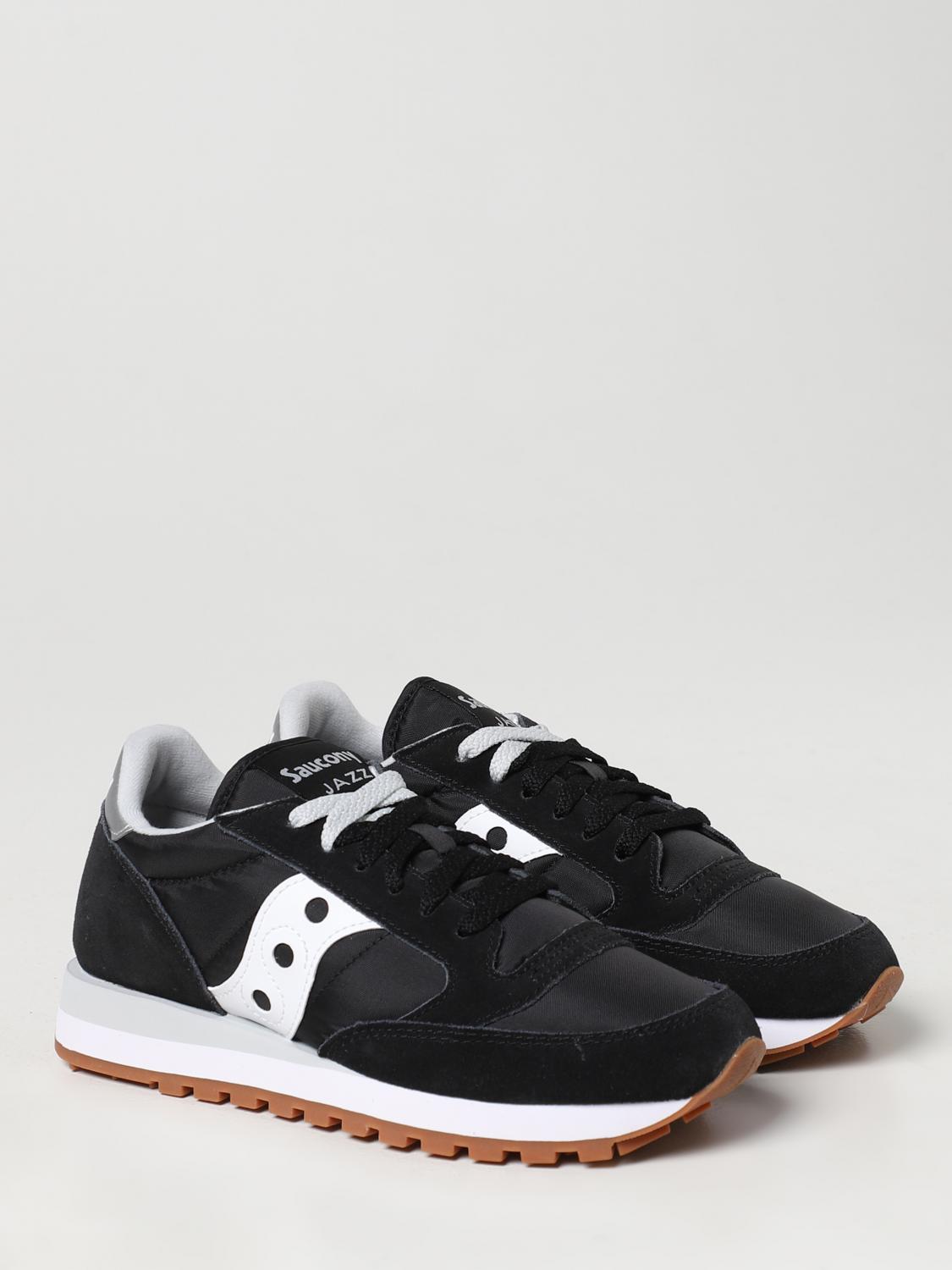 SAUCONY SNEAKERS: Sneakers Jazz Original Saucony in camoscio e nylon, Nero 1 - Img 2