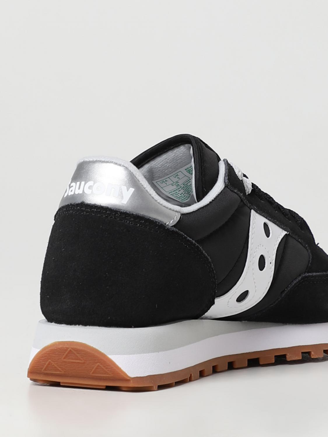 SAUCONY SNEAKERS: Sneakers Jazz Original Saucony in camoscio e nylon, Nero 1 - Img 3