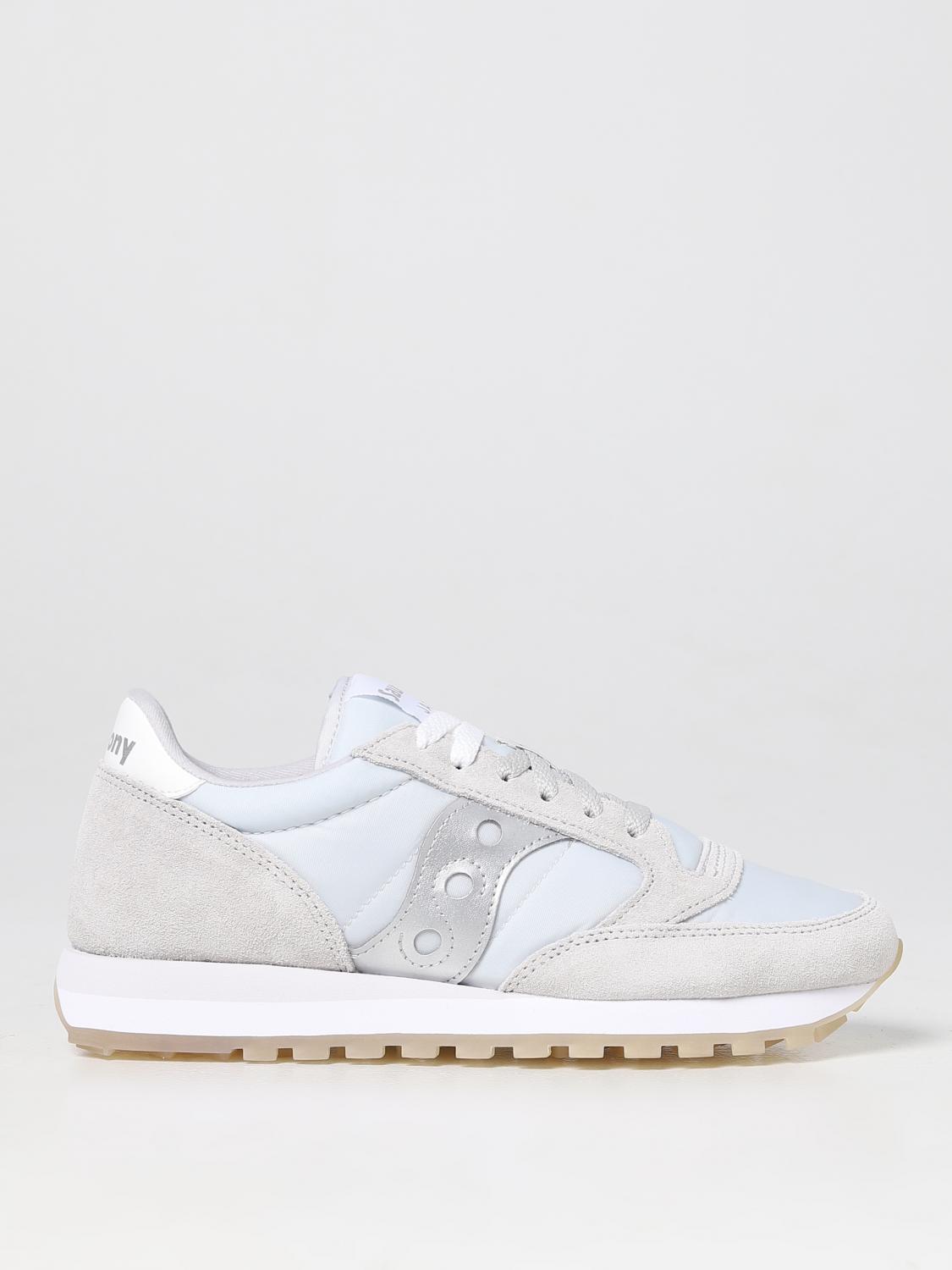 SAUCONY SNEAKERS: Sneakers Jazz Original Saucony in camoscio e nylon, Grigio 1 - Img 1